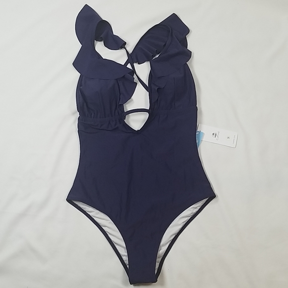 cupshe navy one piece